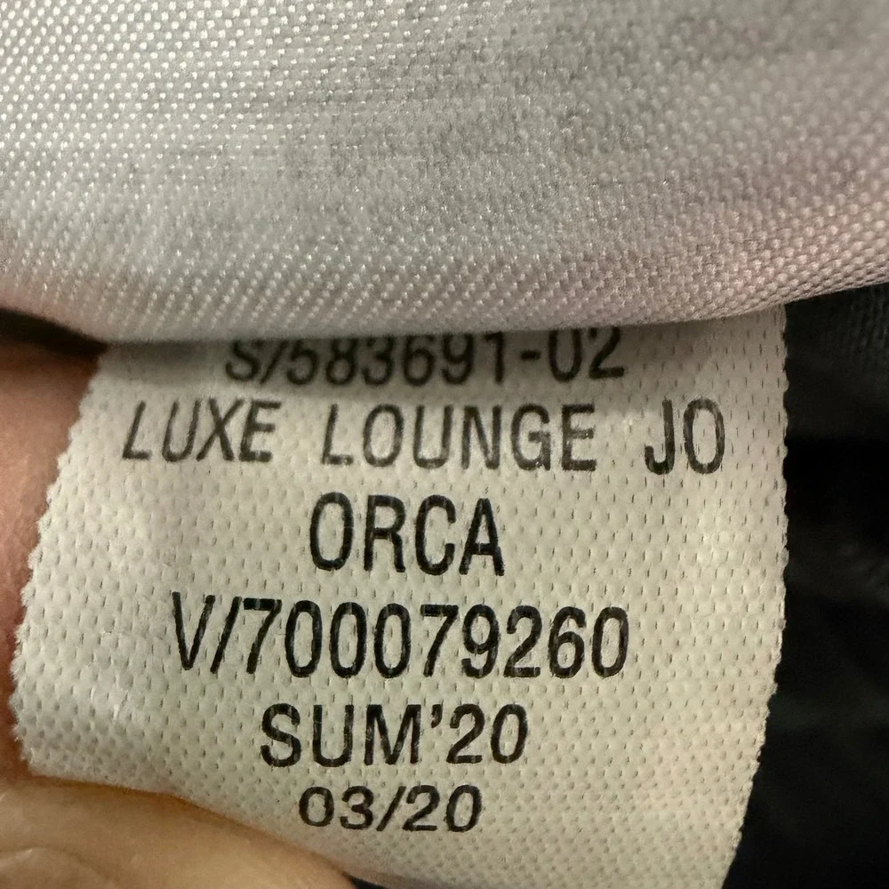 Banana Republic Luxe‎ Lounge Joggers Womens S Orca Grey Linen Blend Cargo Pants